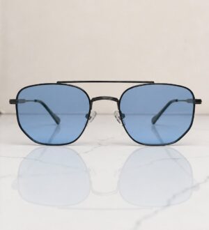 Lunettes De Soleil Aviateur Carrées – Monture Métallique