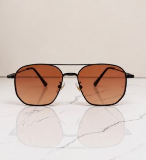 Lunettes de soleil aviateur carrées