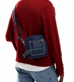 Sacoche Bandoulière en Jean avec Poche Avant