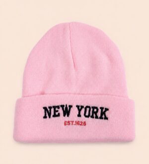 Bonnet New York brodé