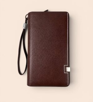 Portefeuille Long Double Zip avec Dragonne