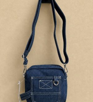 Sacoche Bandoulière en Jean avec Poche Avant