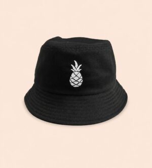 Bob Ananas brodé en coton