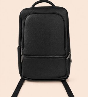 Sac à dos professionnel en similicuir multi-compartiments